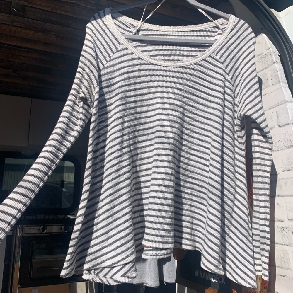 Free People Striped Thermal